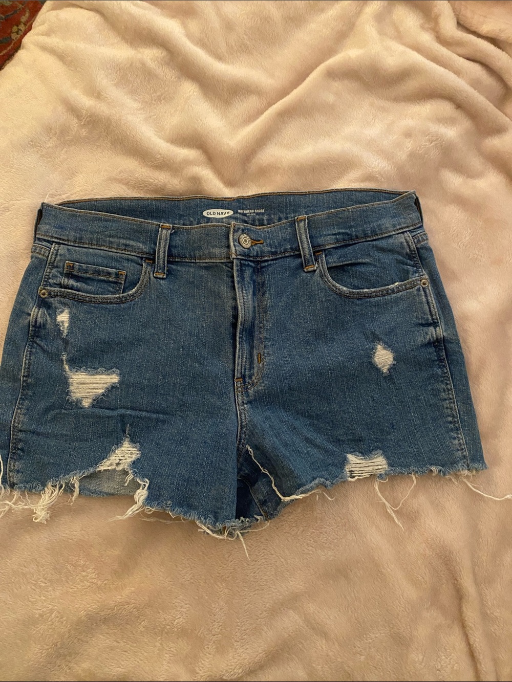 Old Navy Distressed Denim Cutoff Shorts - Blue
